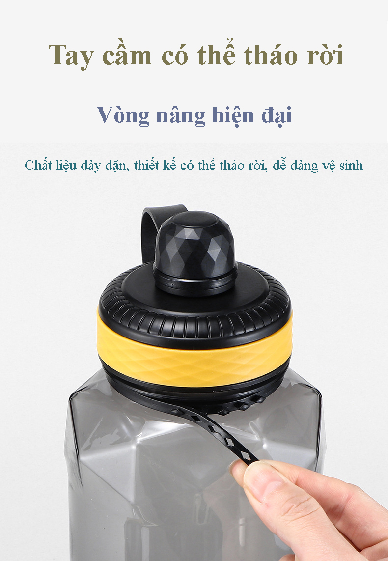 Bình nước kiểu dáng thể thao Fuguang  dung tích 2 lít chất lượng an toàn chịu nhiệt tốt từ 5 -90 độ bình thiết kế kín và chống rơi