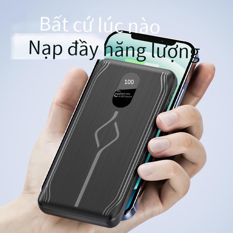 Khuyến mại sạc kho báu sạc nhanh màn hình kỹ thuật số nguồn điện di động quà tặng tùy chỉnh 10000mAh 20000mAh sạc nhanh PD sạc kho báu