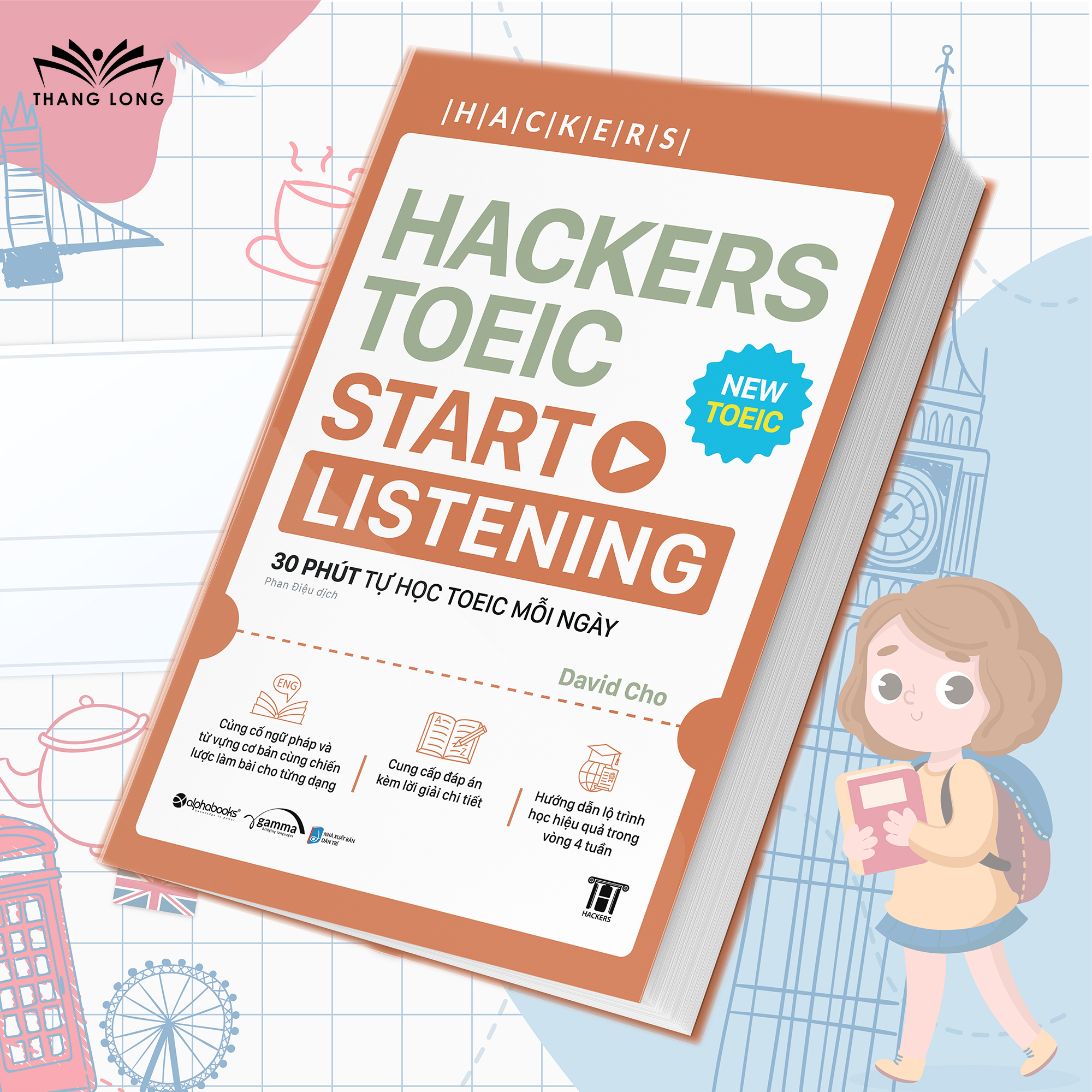 Trạm Đọc Official | Combo 2 Cuốn: Hackers Toeic Start Listening + Reading