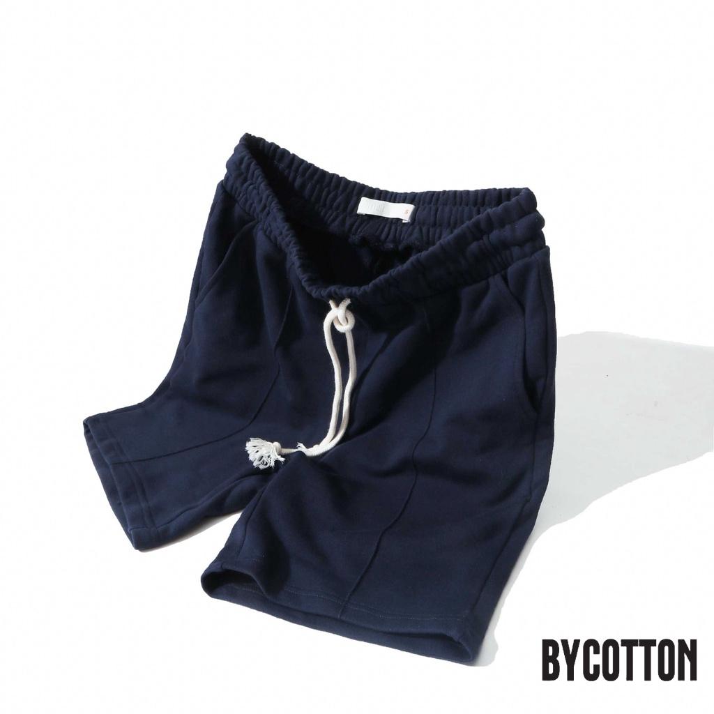 Quần Short Cotton Nam Xanh Navy BY COTTON Navy Cotton Shorts