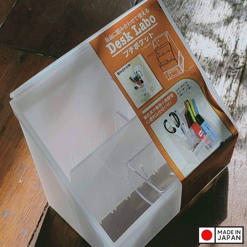 [CHÍNH HÃNG] Khay đựng đồ đa dụng 2 ngăn Yamada Desk Labo - Hàng nội địa Nhật Bản | Made in Japan