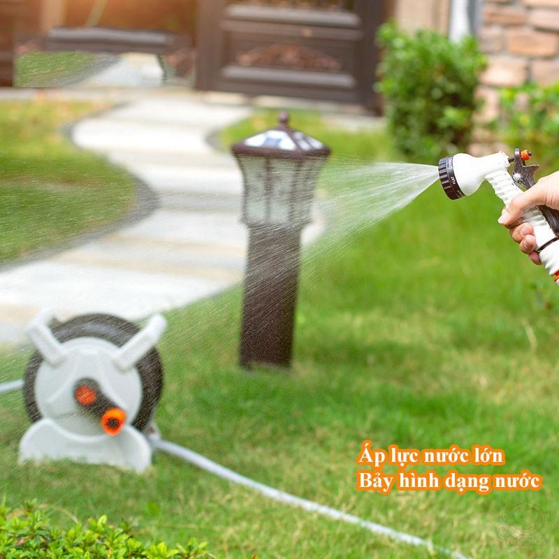 Khung cuộn ống nước cao áp quay tay 15 mét - Home and Garden