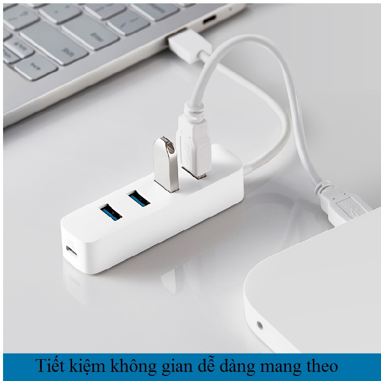 Bộ Chuyển Đổi 3.0 Truyền Dữ Liệu Tốc Độ Cao Chia 4 Cổng USB Cho Máy Tính