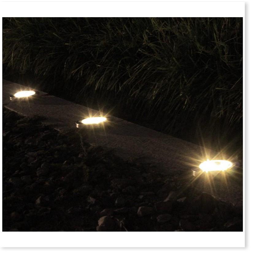 Bộ 4 đèn led trang trí năng lượng mặt trời 8 LED - Ánh sáng vàng | Ánh sáng trắng