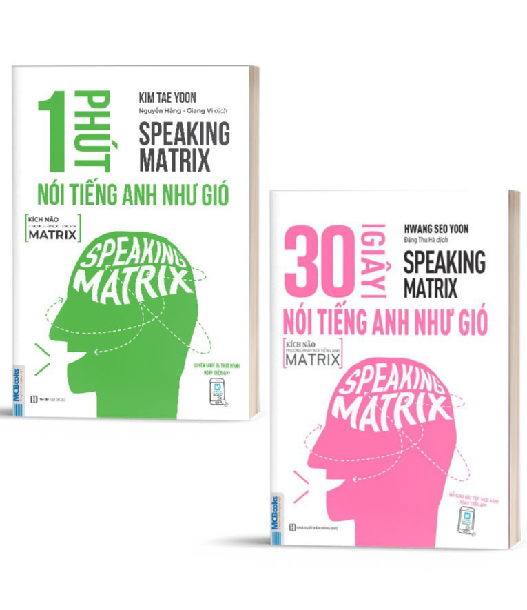 Combo Speaking Matrix - Nói Tiếng Anh Như Gió - Học Kèm Học Online - Bản Quyền