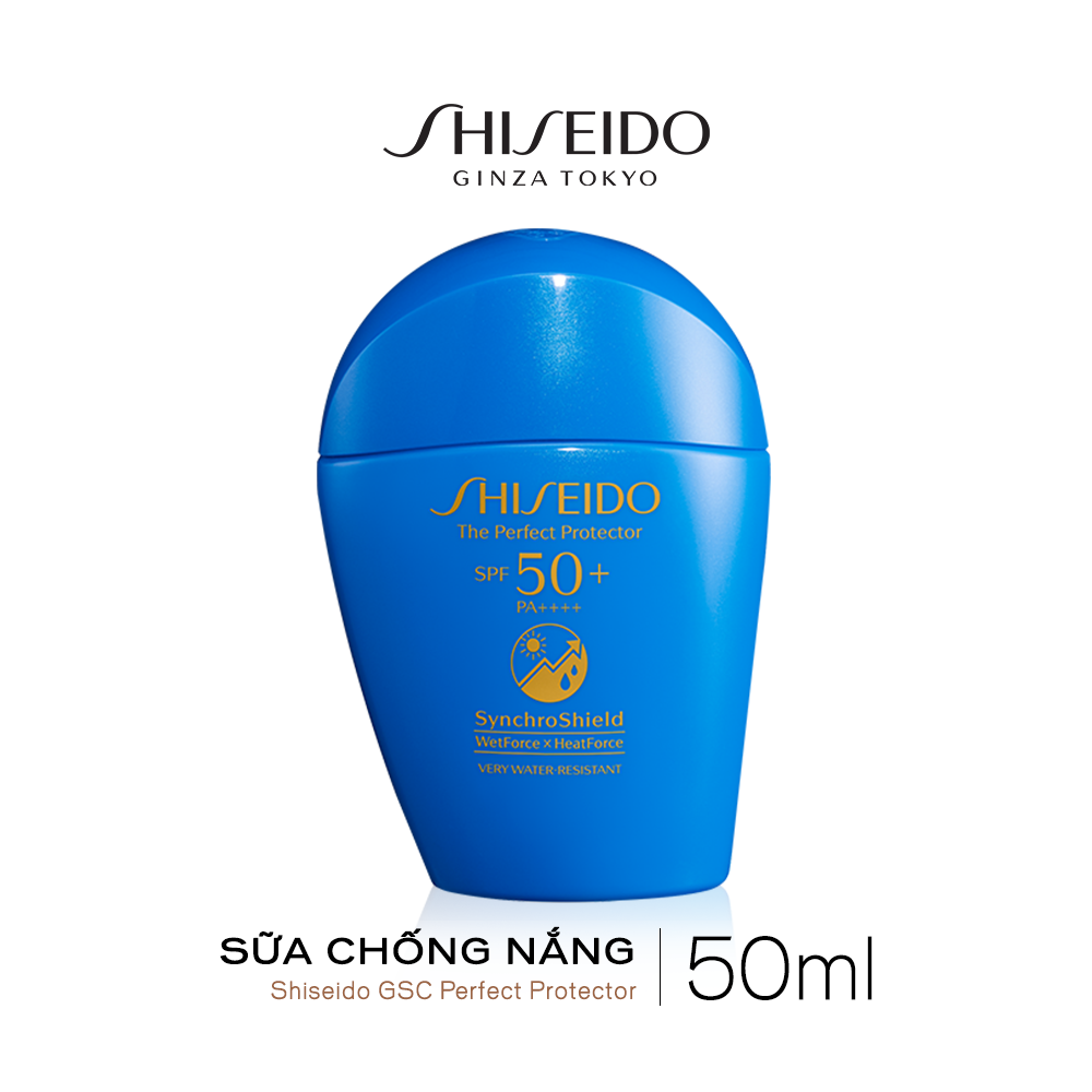 [Mua 1 tặng 1] MUA Sữa chống nắng Shiseido GSC Perfect Protector 50ml TẶNG Chống nắng dạng thỏi Shiseido GSC Clear Suncare Stick SPF50+ 20G