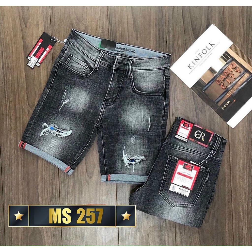 Quần short jean nam ngố bò đẹp và độc 257