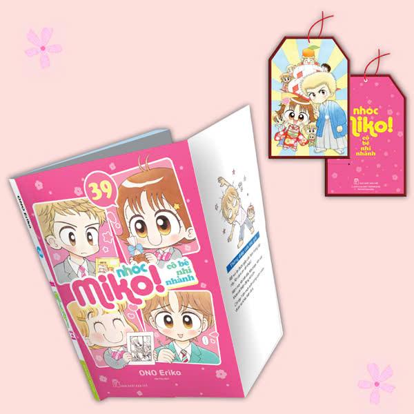 Sách - Nhóc Miko! Cô Bé Nhí Nhảnh - Tập 39 - Tặng Kèm Bookmark Giấy