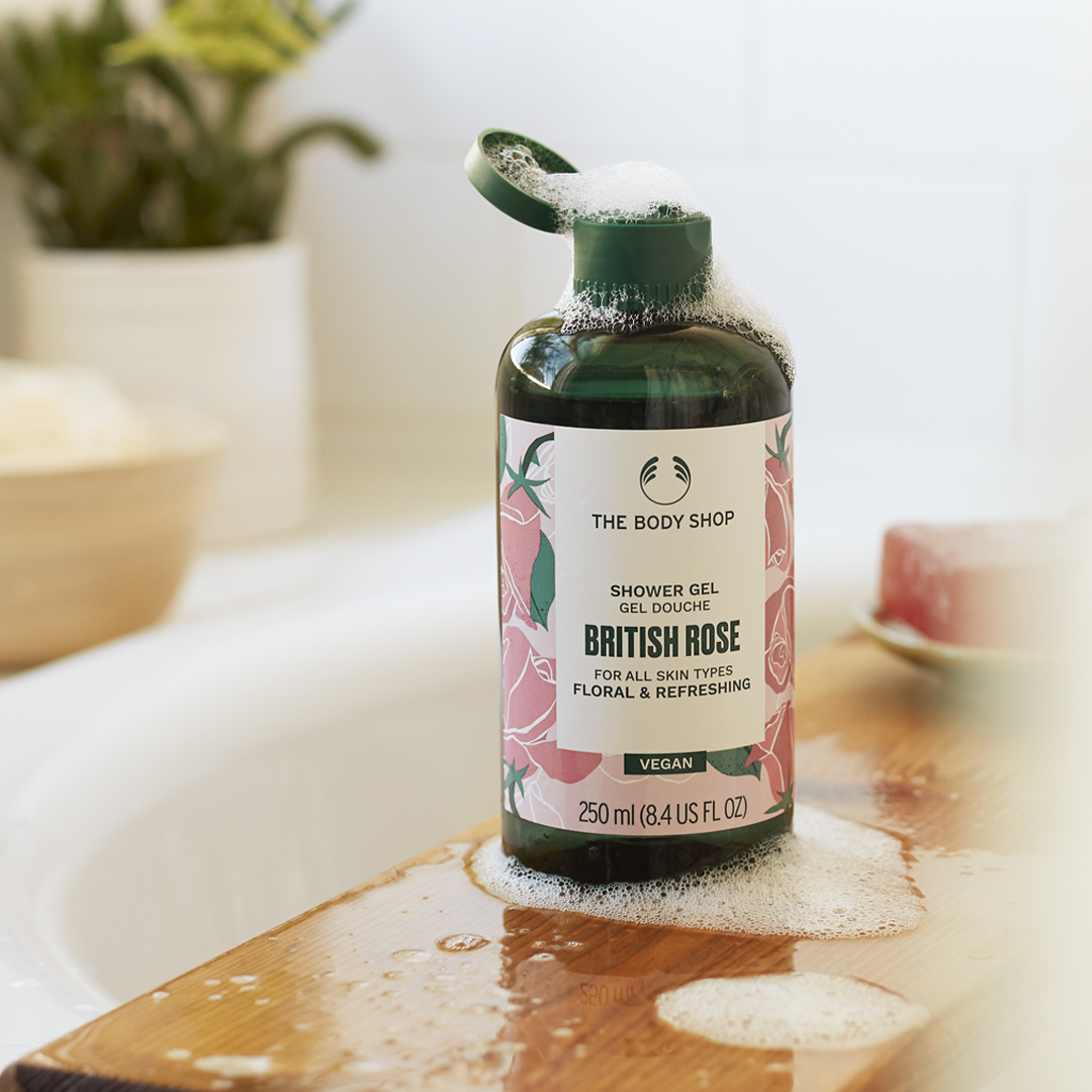 Gel Tắm The Body Shop British Rose