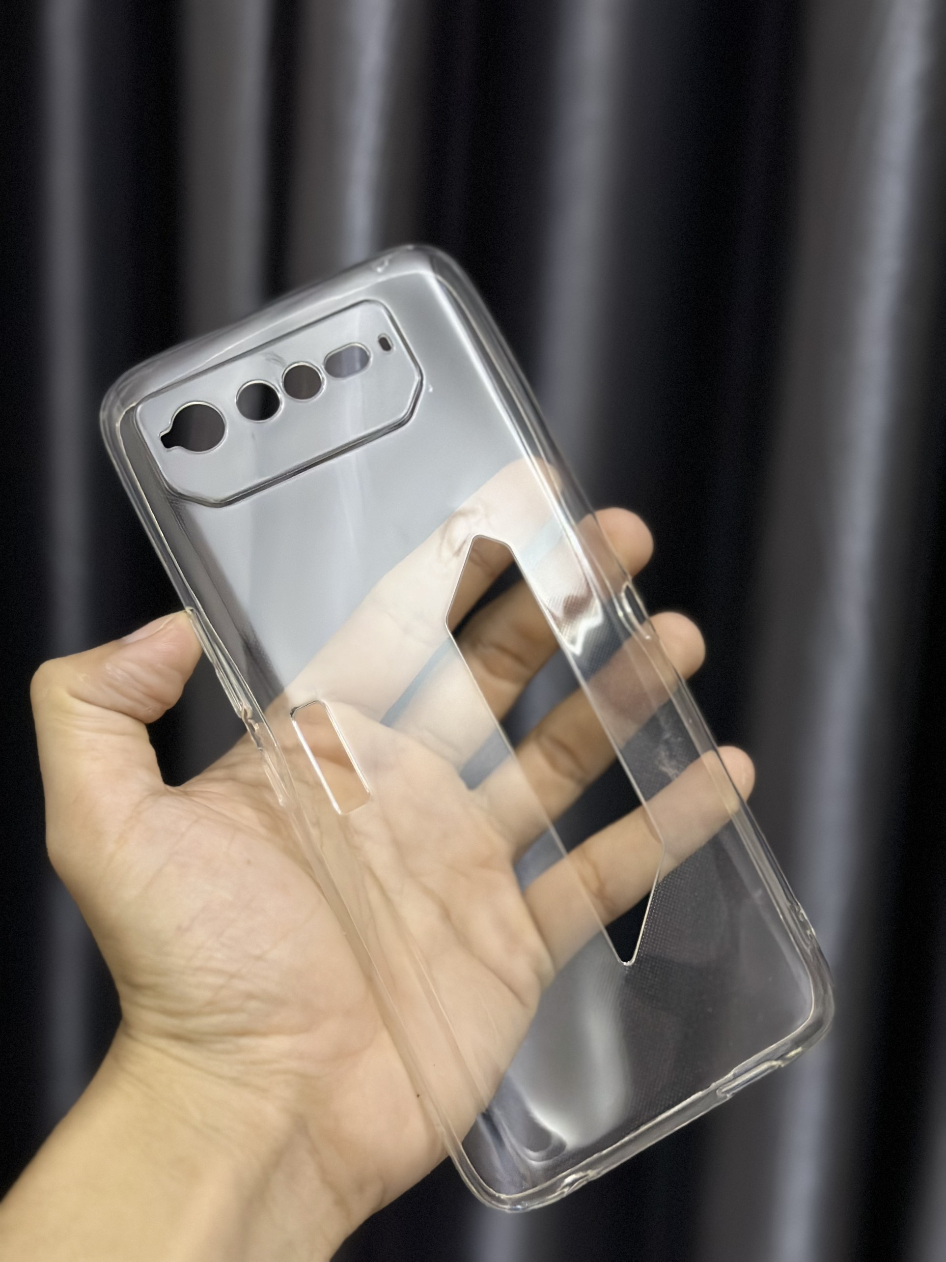 Ốp lưng điện thoại nhựa dẻo trong suốt GOR dành cho Asus Rog Phone 6 - Hàng nhập khẩu
