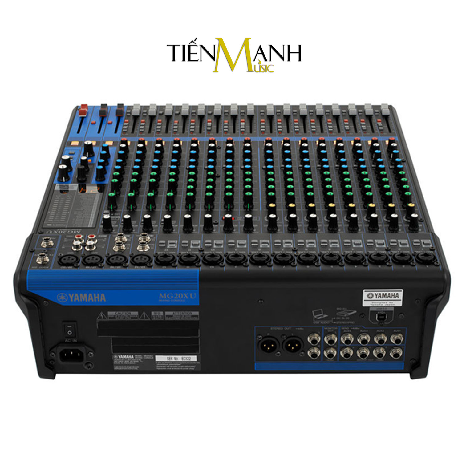 Yamaha MG20XU Soundcard kiêm Bàn Trộn Mixer Interface Stereo Mixing Phòng Thu Studio Mix MG20 Hàng Chính Hãng - Kèm Móng Gẩy DreamMaker