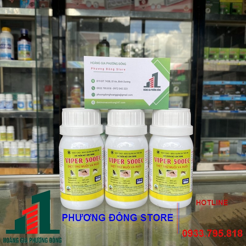 Thuốc diệt muỗi và côn trùng VIPER 50EC _ chai 100ml