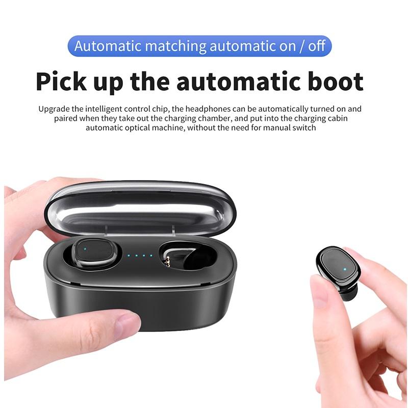 TWS Bluetooth Chủ Động Loại Bỏ Tiếng Ồn Thể Thao Tai Nghe HiFi Stereo Tai Nghe Nhét Tai Không Dây Tai Nghe Có Micro