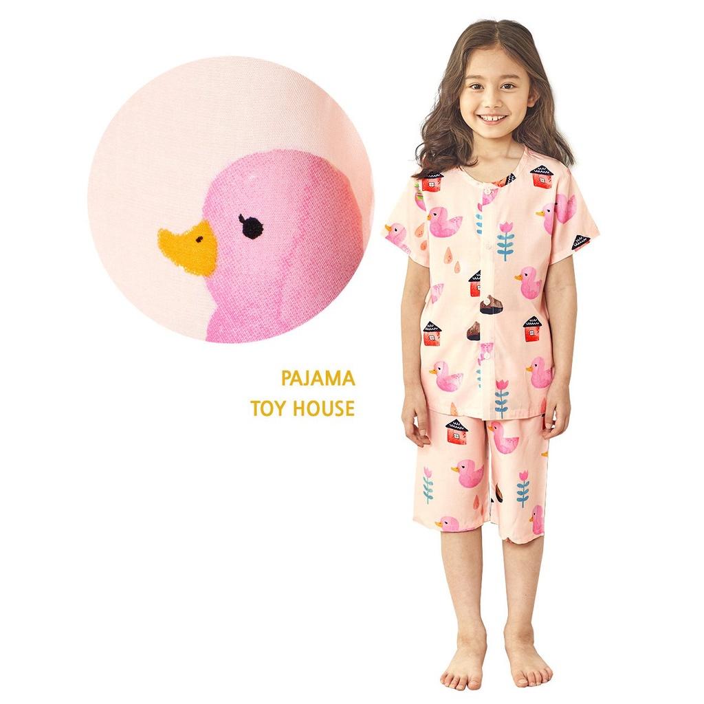 Đồ bộ Pyjama mặc nhà Viscose Rayon cho bé gái U3041 - Unifriend Hàn Quốc