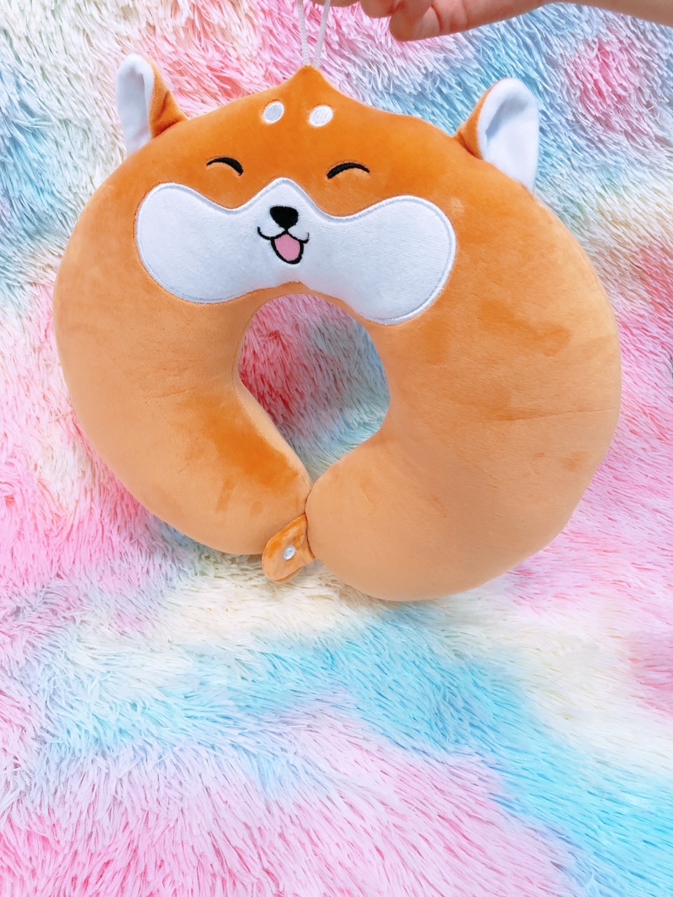 Gối kê cổ , chữ U chó shiba