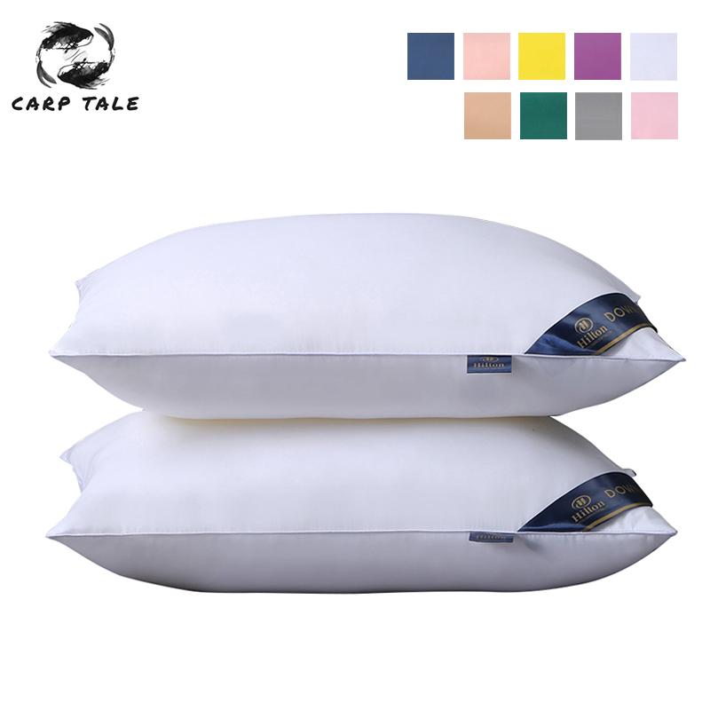 KHÁCH SẠN Thoải Mái Gối Màu Cổ Bảo Vệ Gối Ngủ Cho Nhà Phòng Ngủ 48X74Cm Ruột Gối Cho Người Lớn học Sinh Sinh Viên