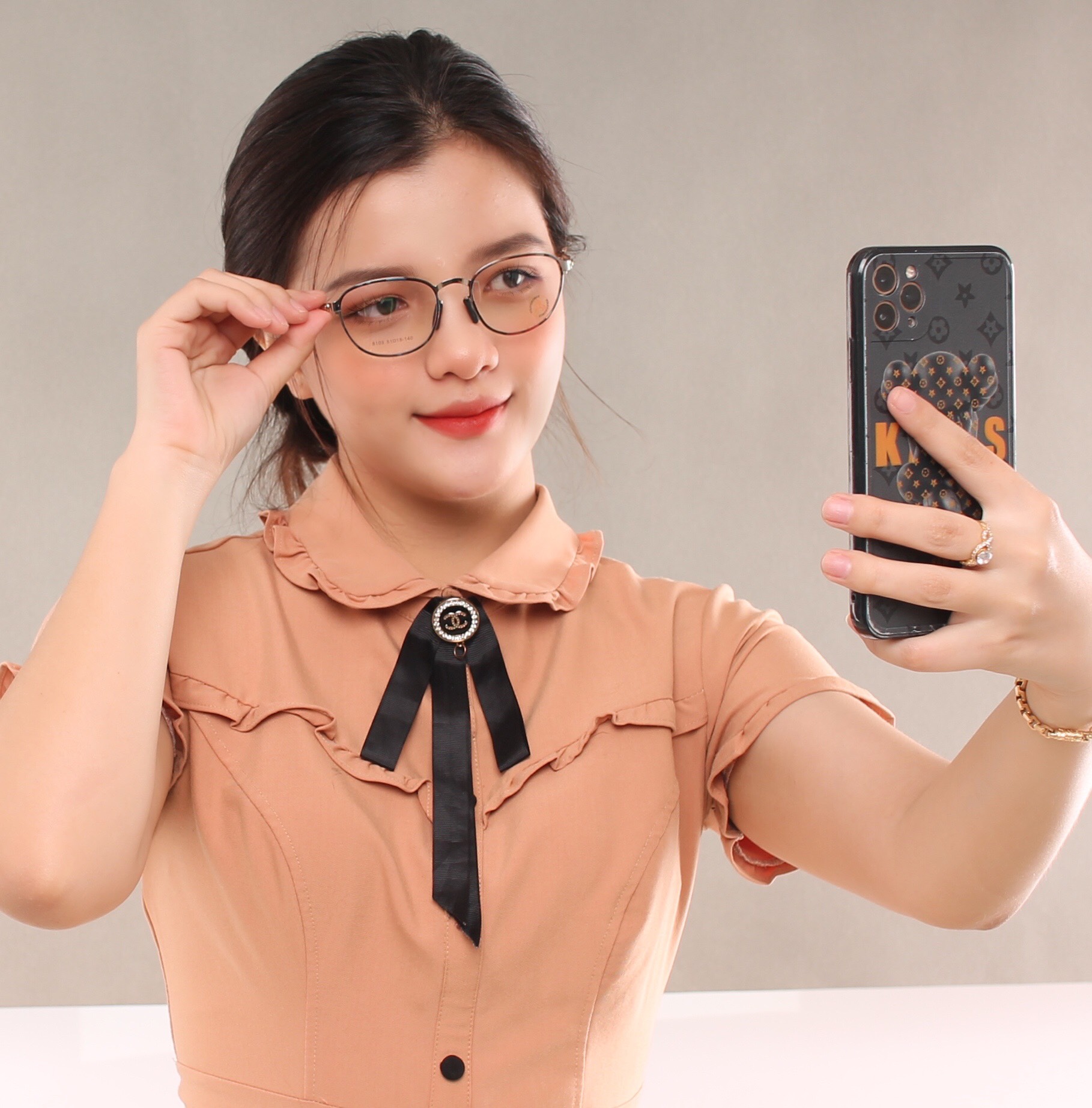 GỌNG KÍNH HỢP KIM SIÊU NHẸ HỢP THỜI TRANG – HÀNG CHÍNH HÃNG 8103