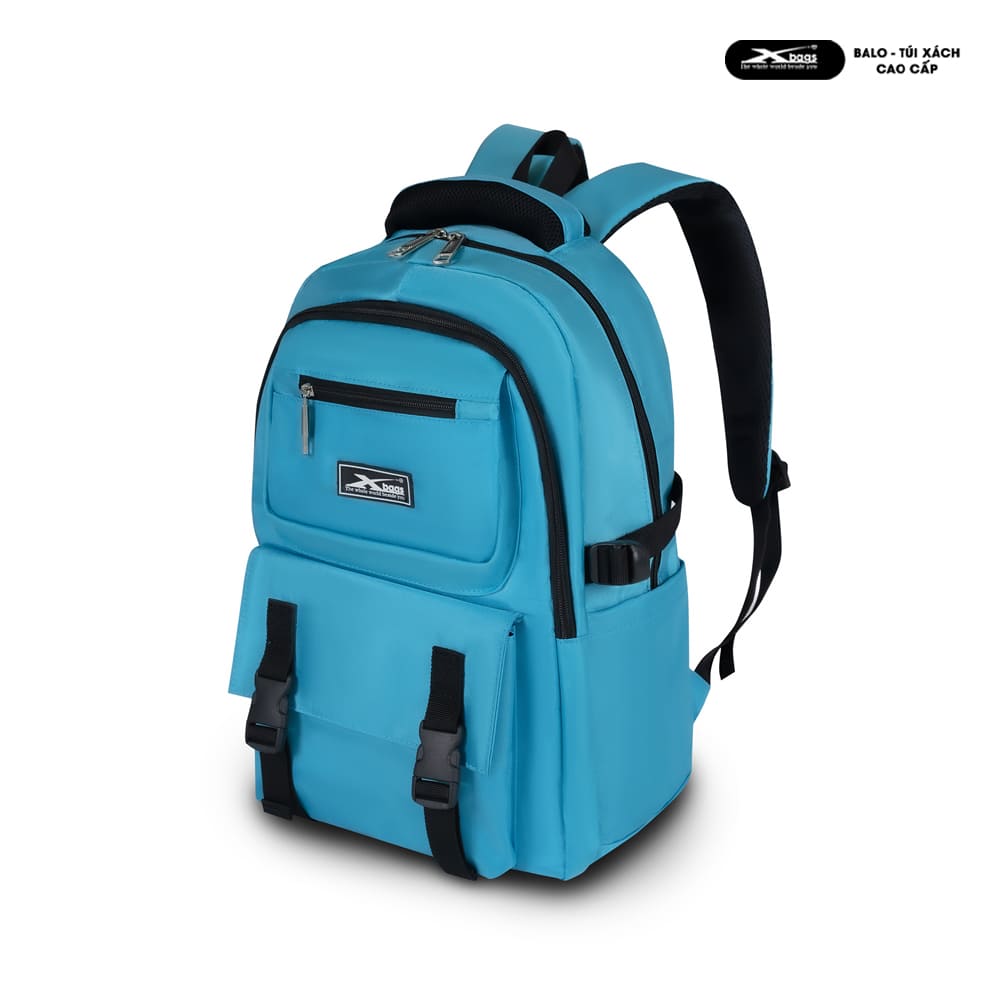 Balo Học Sinh Trung Học Cao Cấp Nhiều Ngăn Xbags Sea Blue XB3201 – Balo Chống Nước, Đựng Laptop 15.6 Inch, Màu Xanh Trẻ Trung!