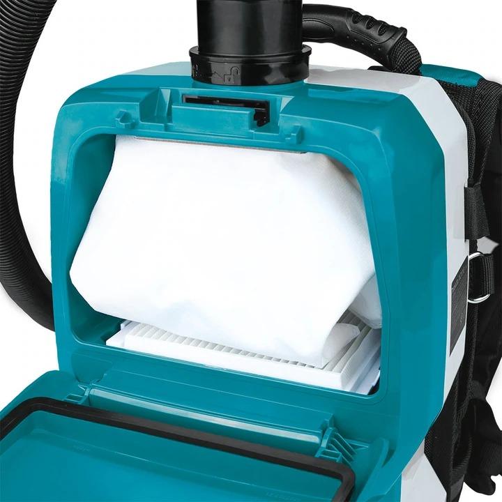 MÁY HÚT BỤI ĐEO VAI DÙNG PIN 9.8KPA MAKITA DVC265ZX - HÀNG CHÍNH HÃNG