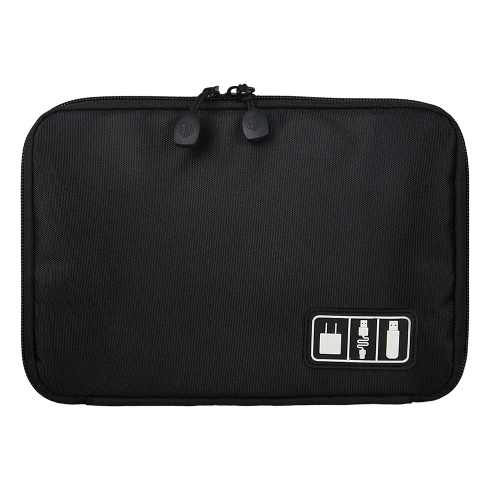 Electronic Organizer Large Cord Management Case for USB C Charger SD Card