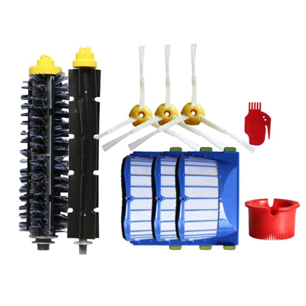 Accessory forSmart Robot 600 Series Vacuum Cleaner Vacuum Cleaner Replacement Part Include Filter, Side Brush, Roller Brush & Flexible Beater Brush