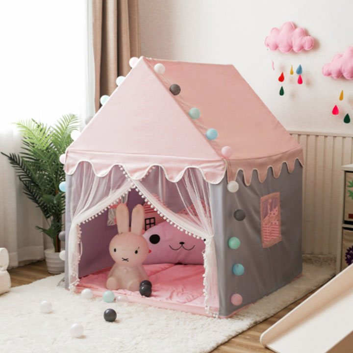 LỀU LÂU ĐÀI CỔ TÍCH TRANG TRÍ TRONG NHÀ (HOUSE TENT FOR BABY)- Hàng Nhập Khẩu