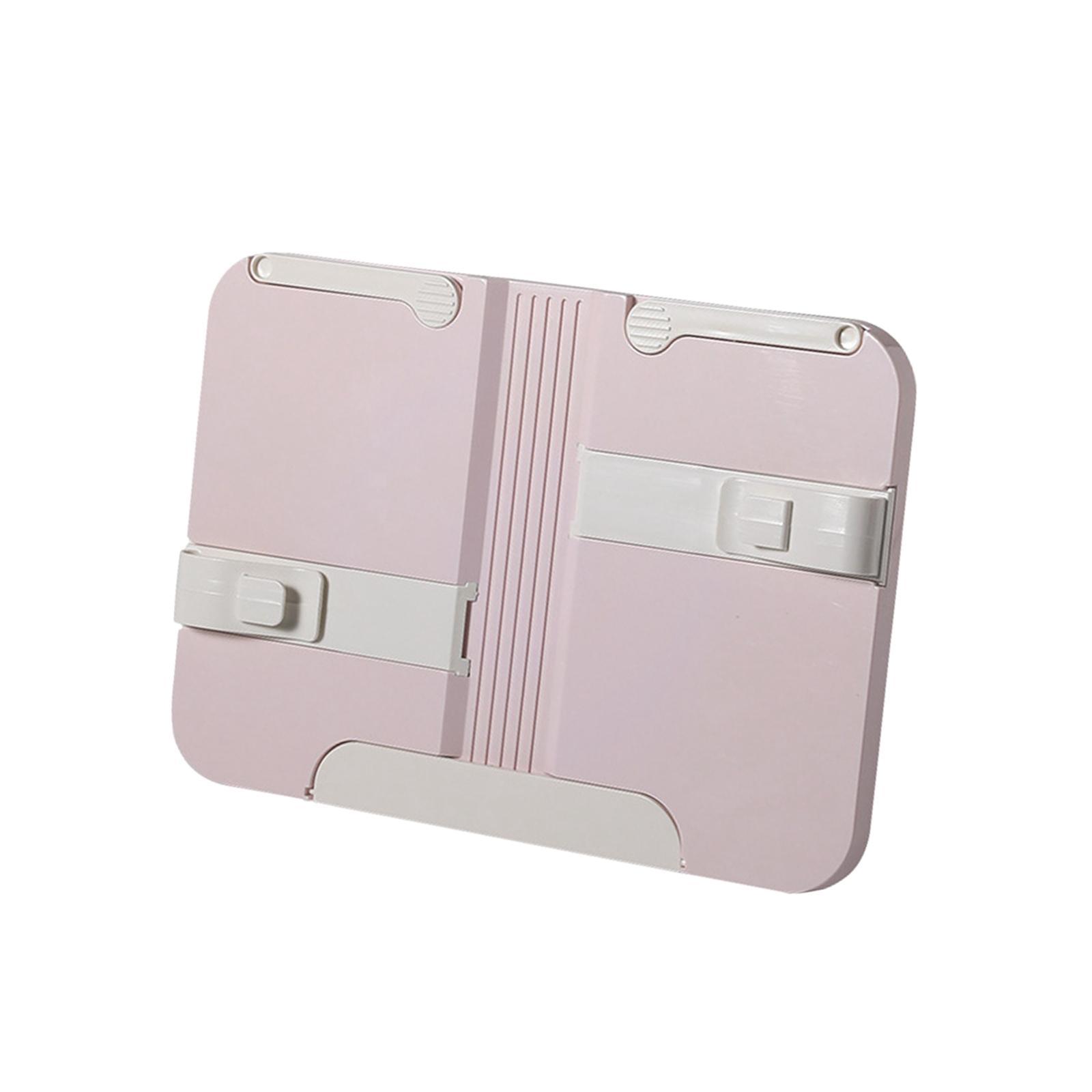 Table Book Holder Folding Book Stand for Reading Books Stand Recipe Shelf Portable Foldable Desk Bookstand for Office Documents Books Tablet
