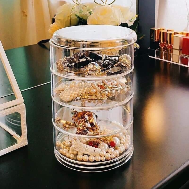Kệ 4 tầng đựng trang sức đẹp long lanh