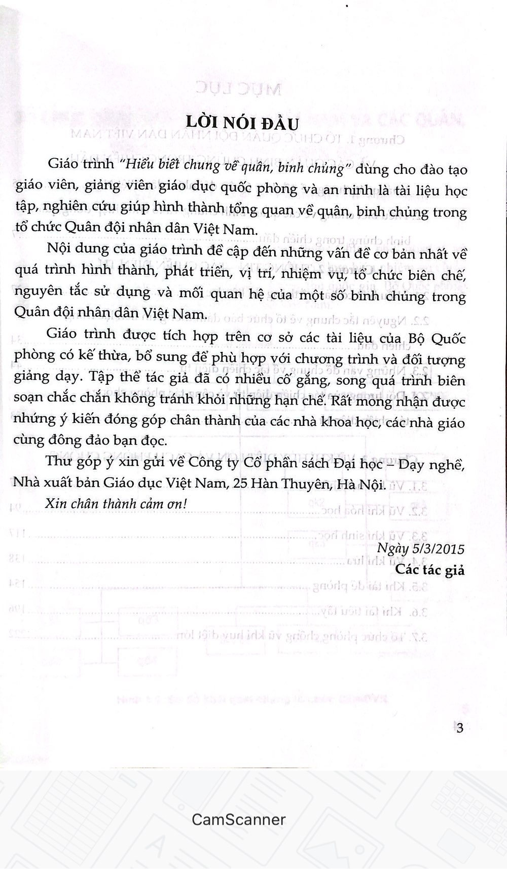 Hiểu Biết Chuing về Quân, Binh Chủng - Dùng cho Đào Tạo Giáo VIên, Giảng Viên Giáo Dục Quốc Phòng và An Ninh