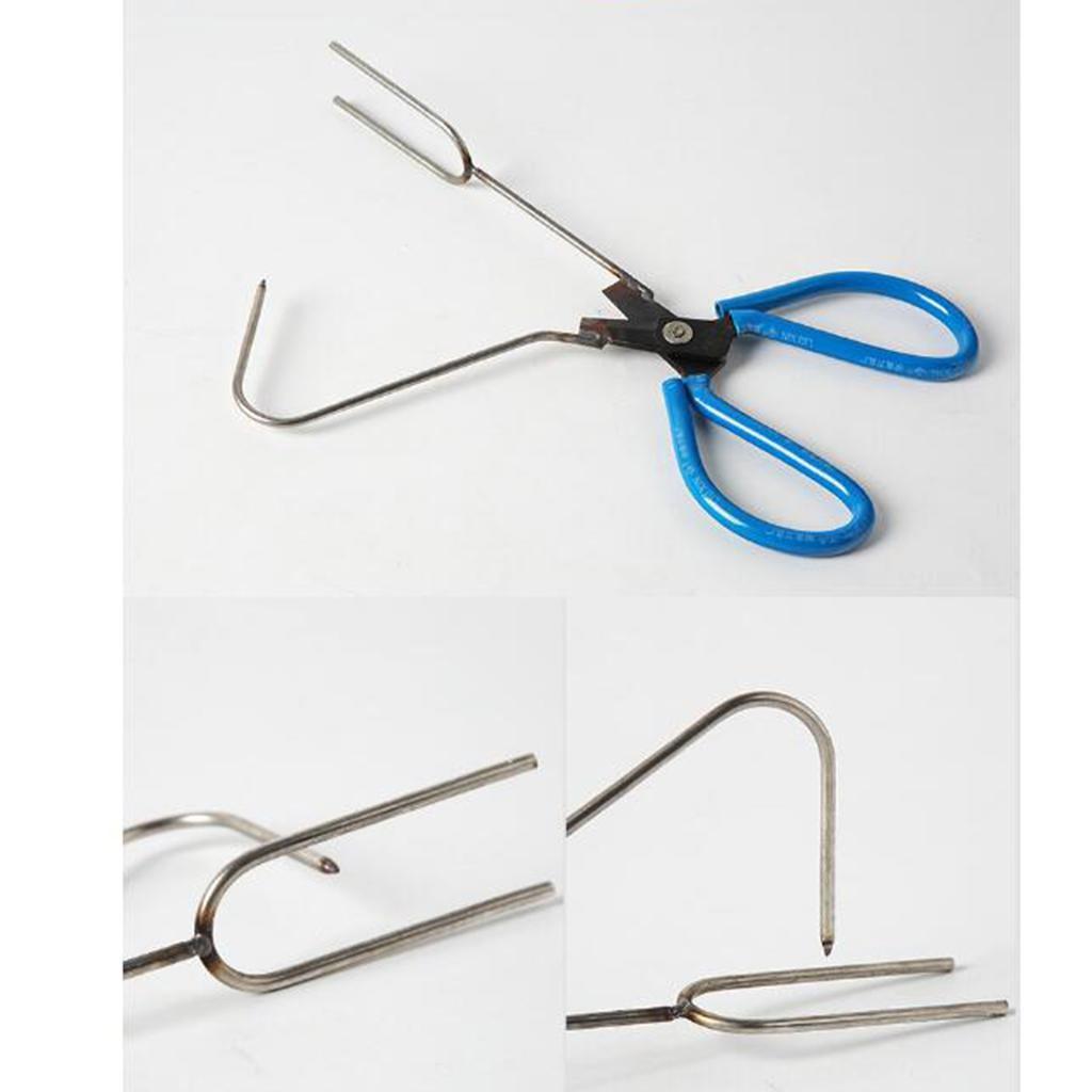 2Pieces Pottery Glazing Pliers Sculpture Porcelain Vises DIY For Beginner Sculptor