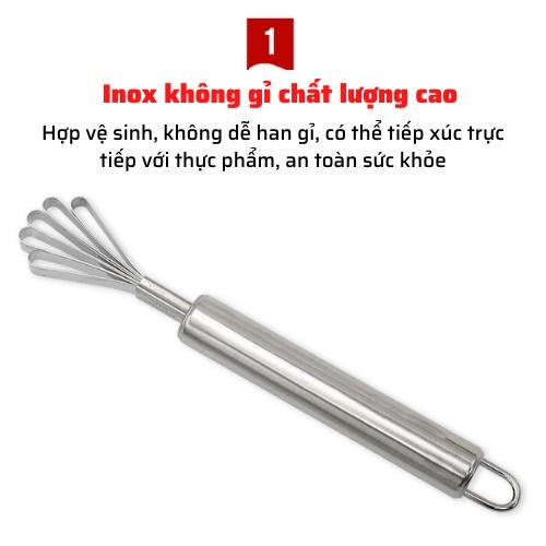 Cây nạo dừa đánh vảy cá bằng Inox cầm tay nhỏ gọn, đồ bào gọt thực phẩm rau của quả tiện lợi dụng cụ nhà bếp hiện đại