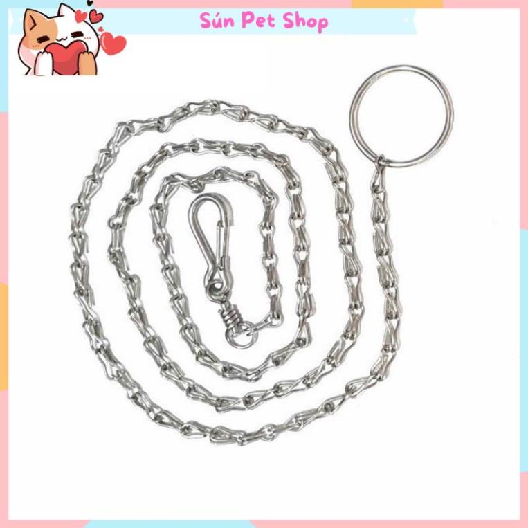 Dây xích Inox cho thú cưng - Dây dắt chó mèo
