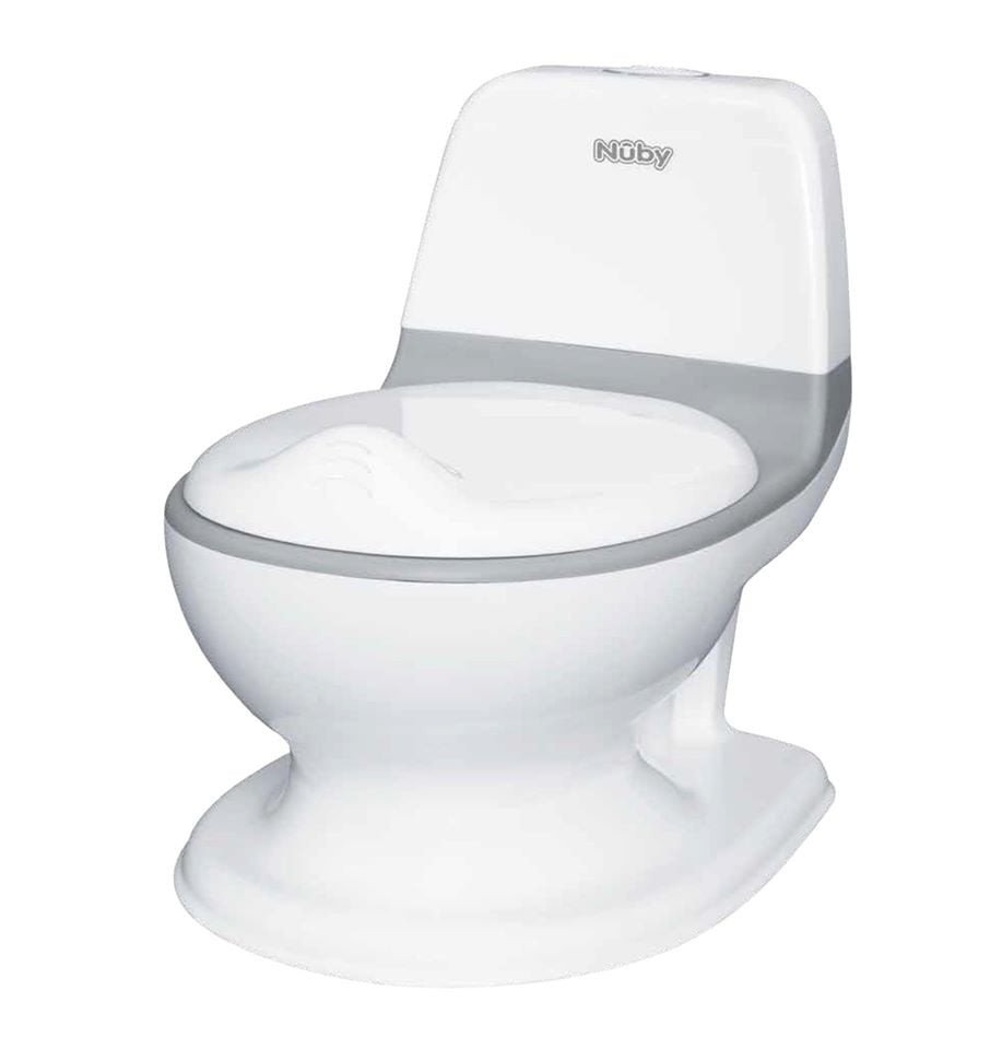 [ 76503-Nuby ] Bồn vệ sinh thu nhỏ cho bé, có âm thanh xã nước, tặng kèm 02 cục pin AAA