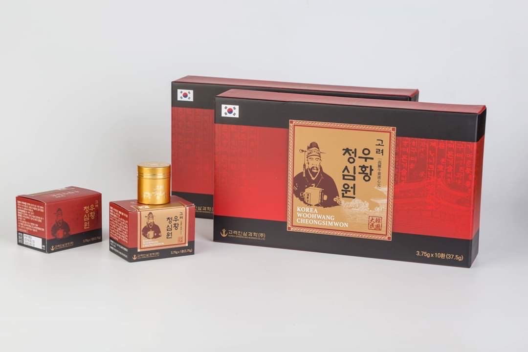 Viên An Cung Ngưu Hoàng Thanh Tâm BIO Hàn Quốc 10 viên- Phòng Chống tai biến đột quỵ