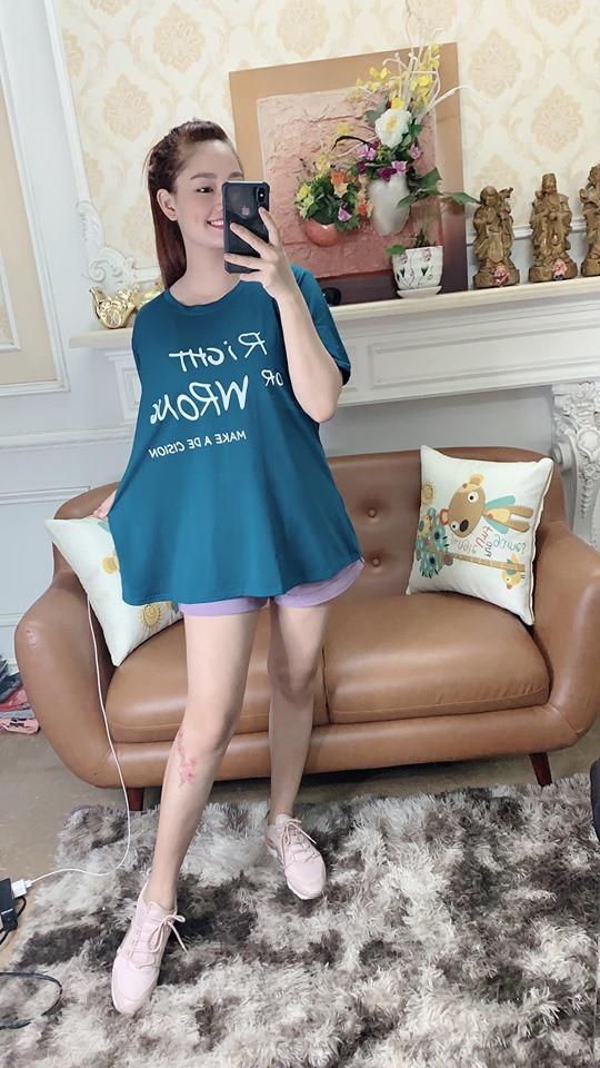 Áo phông phom rộng chất cotton mịn