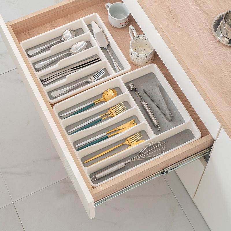 Nhà Bếp Khay Chứa Giá Đỡ Ngăn Kéo Dao Dĩa Thìa Có Giá Để Đồ Khối Giá Đỡ Tủ Khay Bếp Nhà Tổ Chức Phụ Kiện