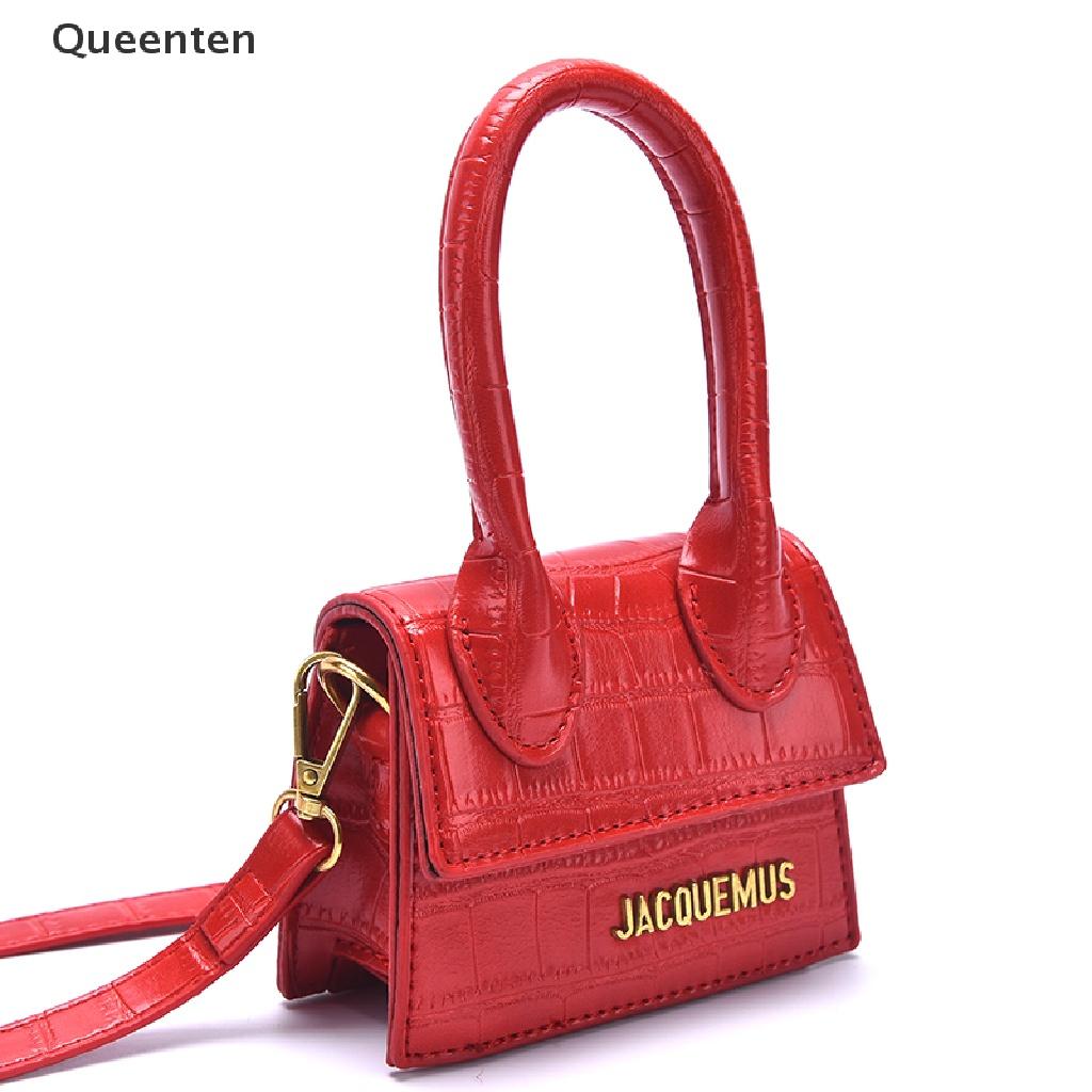 Queenten Jacouemus Brand Women Bag Leather Designer Crossbody Bags Small PU Handbag QT