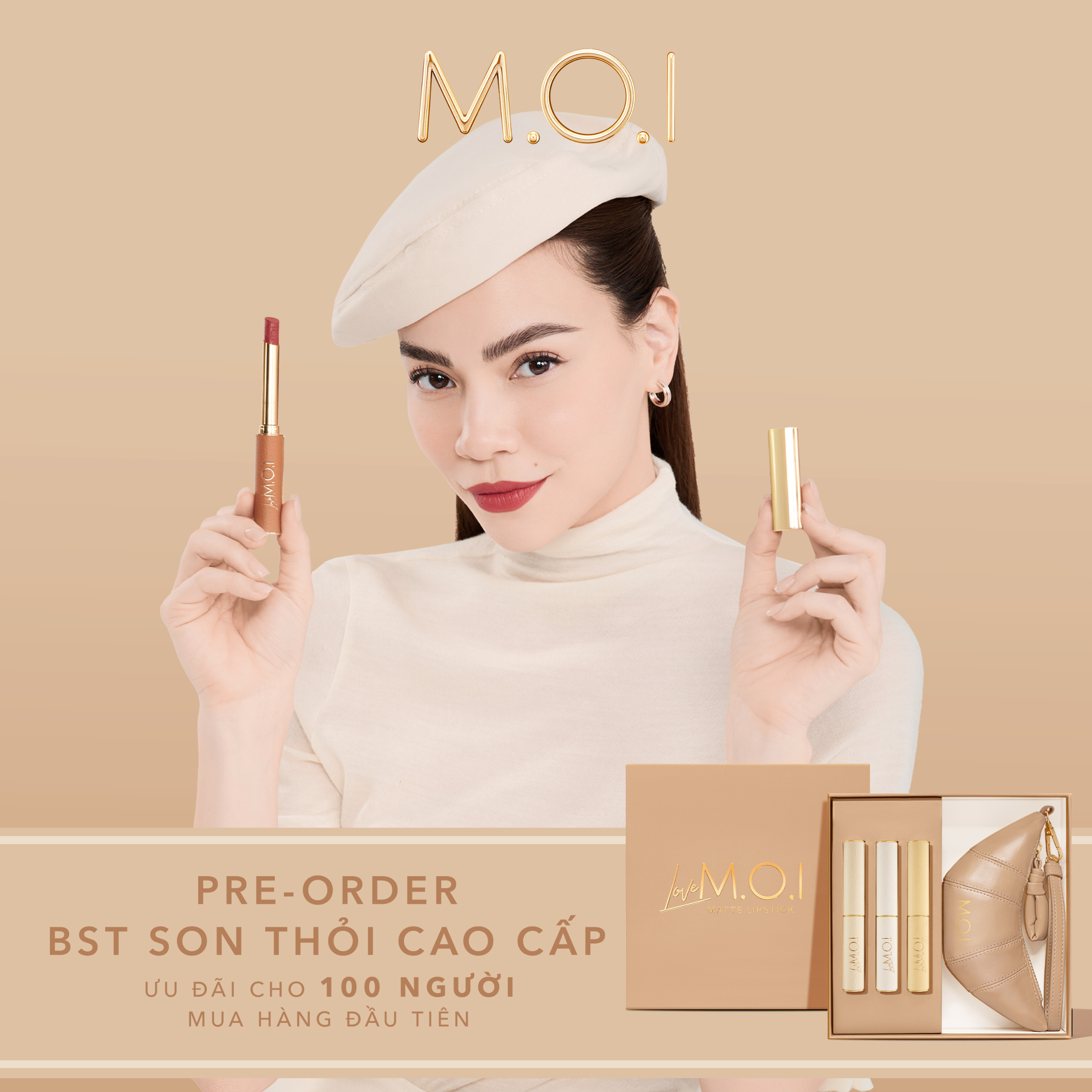 SON THỎI CAO CẤP LOVE M.O.I PHIÊN BẢN GIỚI HẠN HỒ NGỌC HÀ