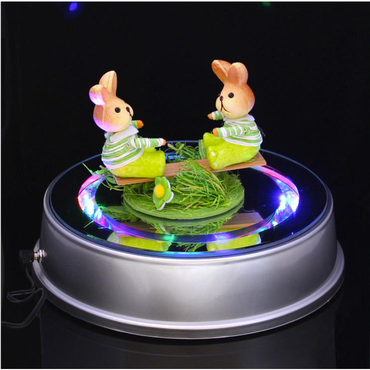 Đế xoay cường lực mặt gương Led chuyển màu loại 20cm