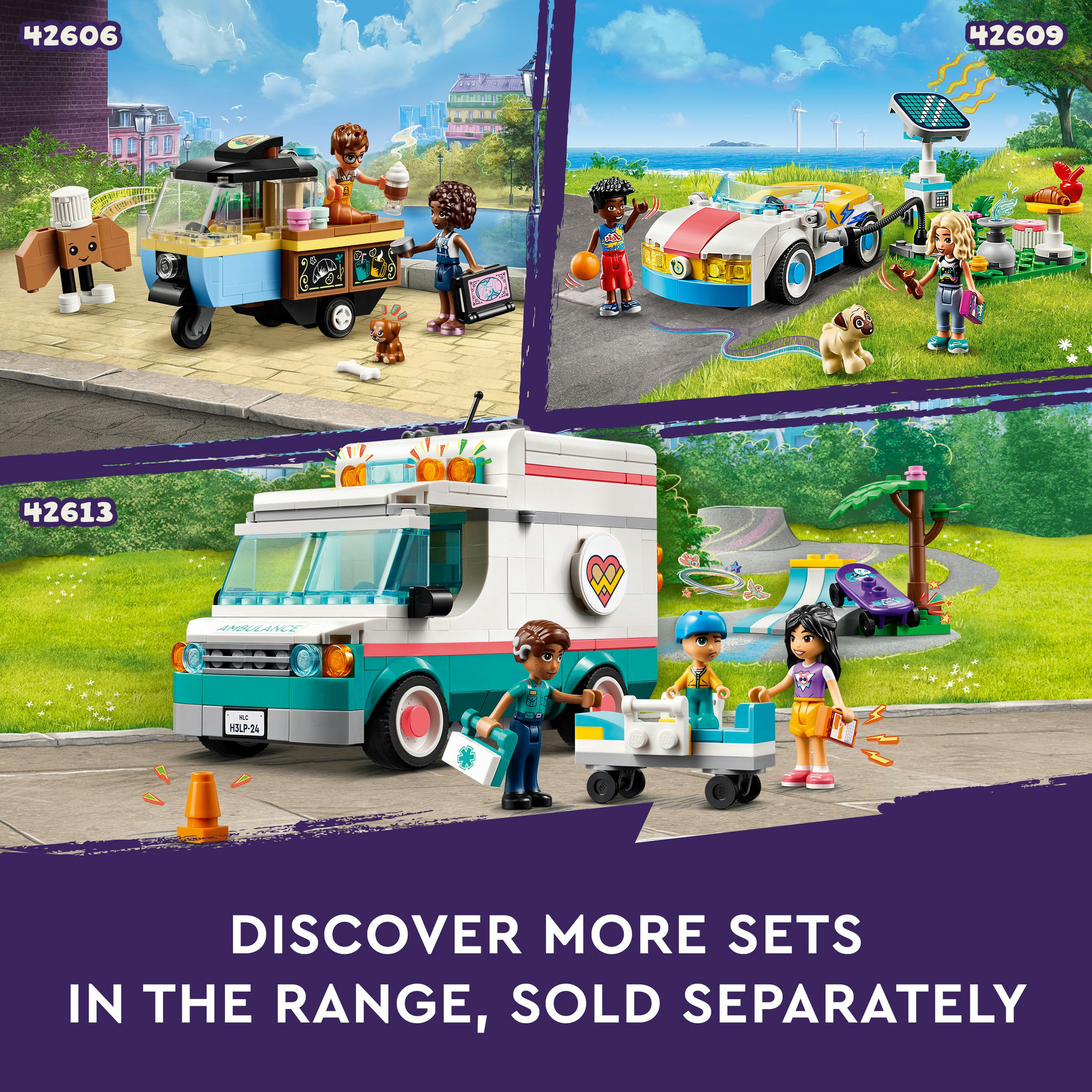 LEGO FRIENDS 42633 Đồ chơi lắp ráp Tiệm bánh hot dog lưu động (100 chi tiết)