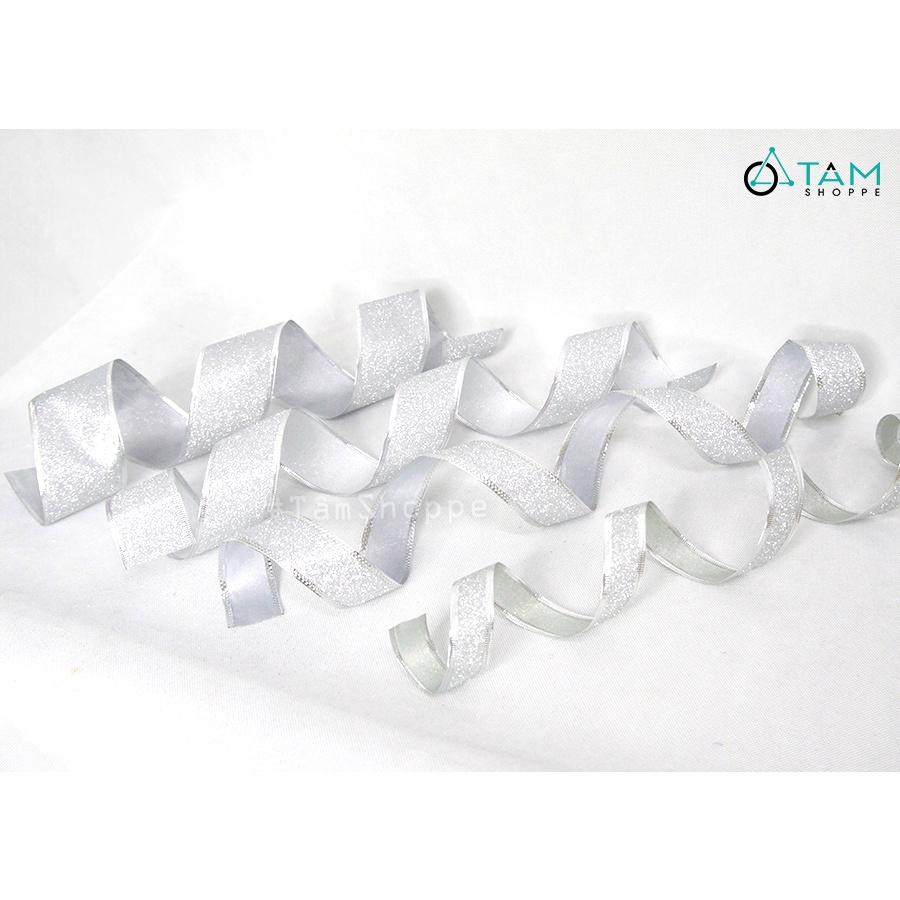 Ruy băng kim tuyến viền kẽm nhiều màu nhiều cỡ RB-07