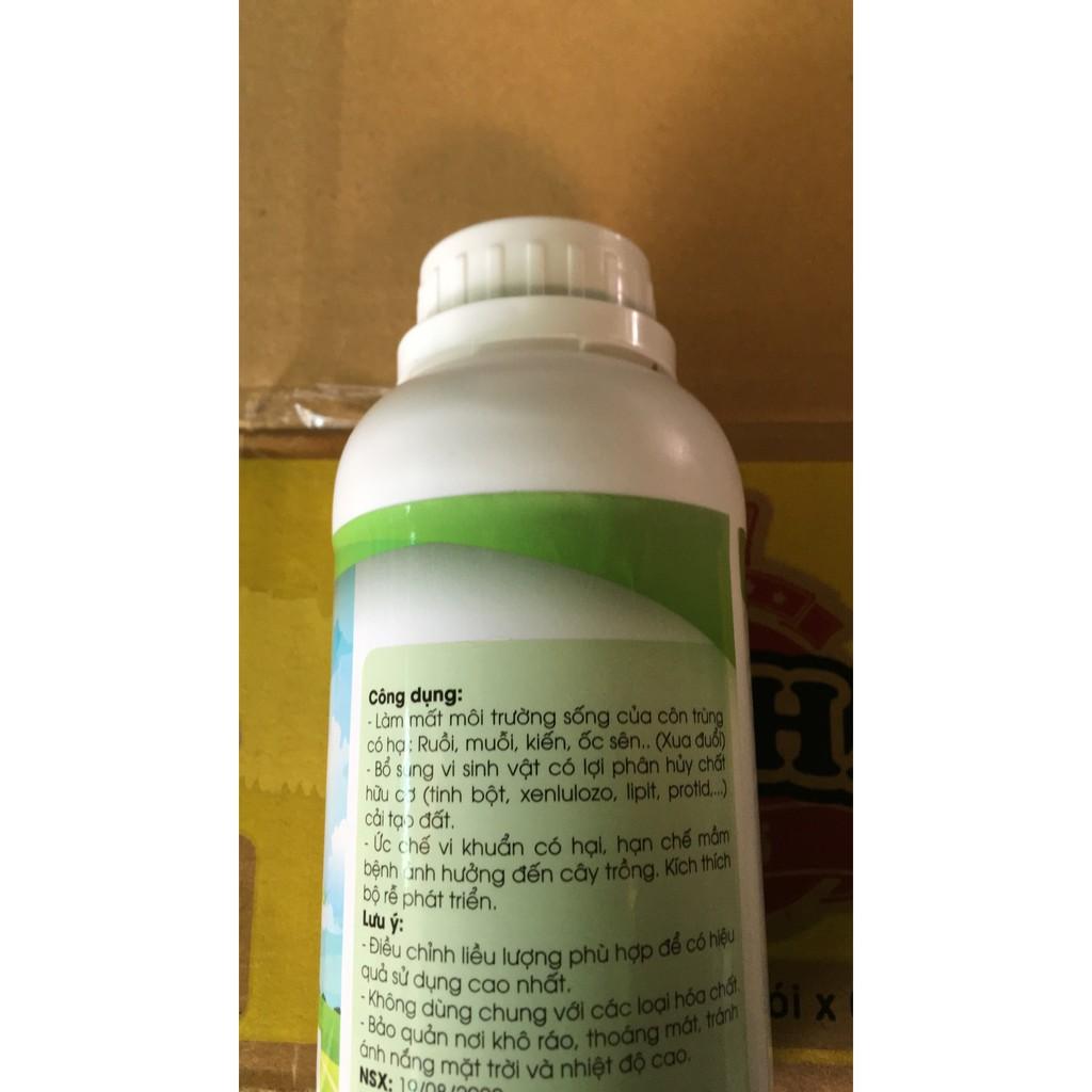 Chế phẩm Sinh học xua đuổi ốc sen ruồi vàng kiến Super 02 lọ 500ml
