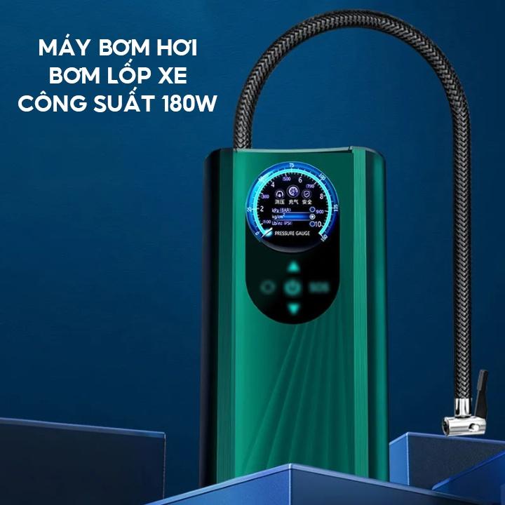 Máy Bơm Điện Dùng Cho Xe Ô Tô Có Dây Nối Dài 1.2 Mét