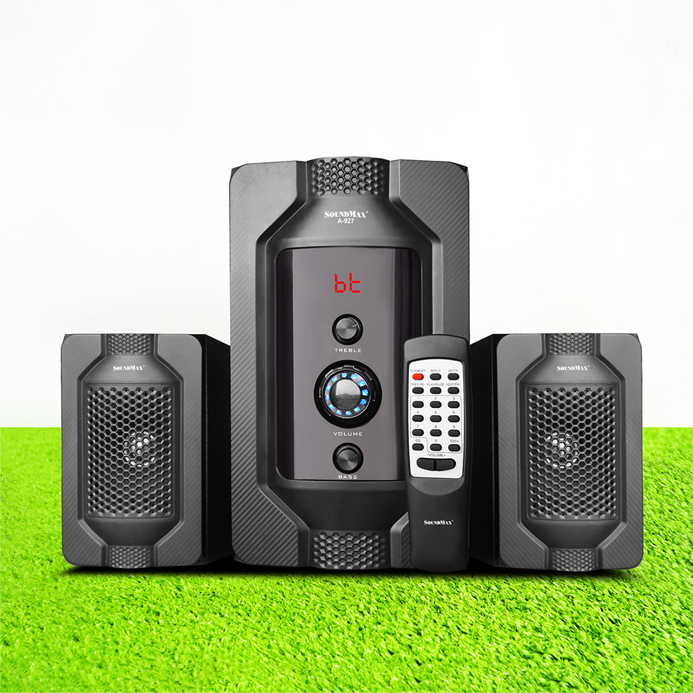 [Hàng chính hãng] Loa vi tính 2.1 kênh SoundMax A-927 | Loa bluetooth SoundMax A927 | Có remote - Loa Nghe Nhạc - Hàng Chính Hãng