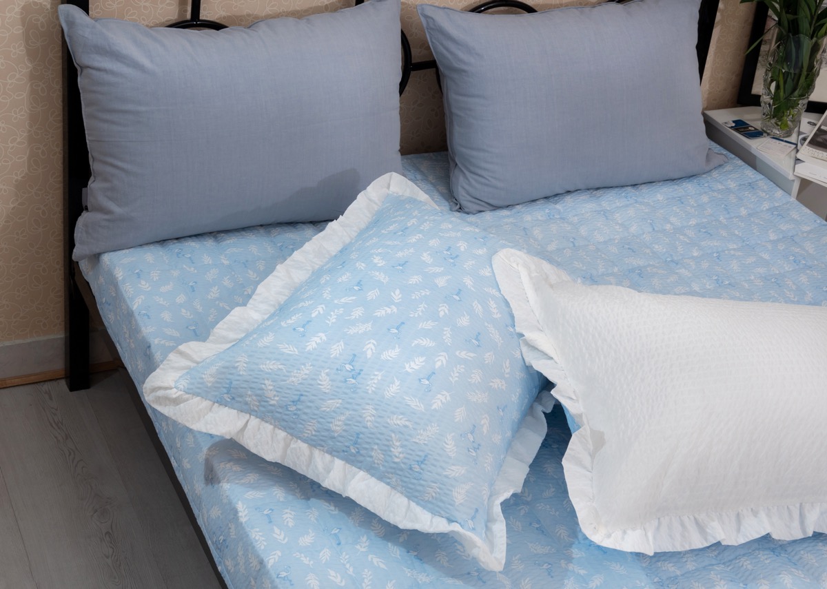 Bộ chăn drap Bamboo Hàn Quốc Hana Hana Leafmingo