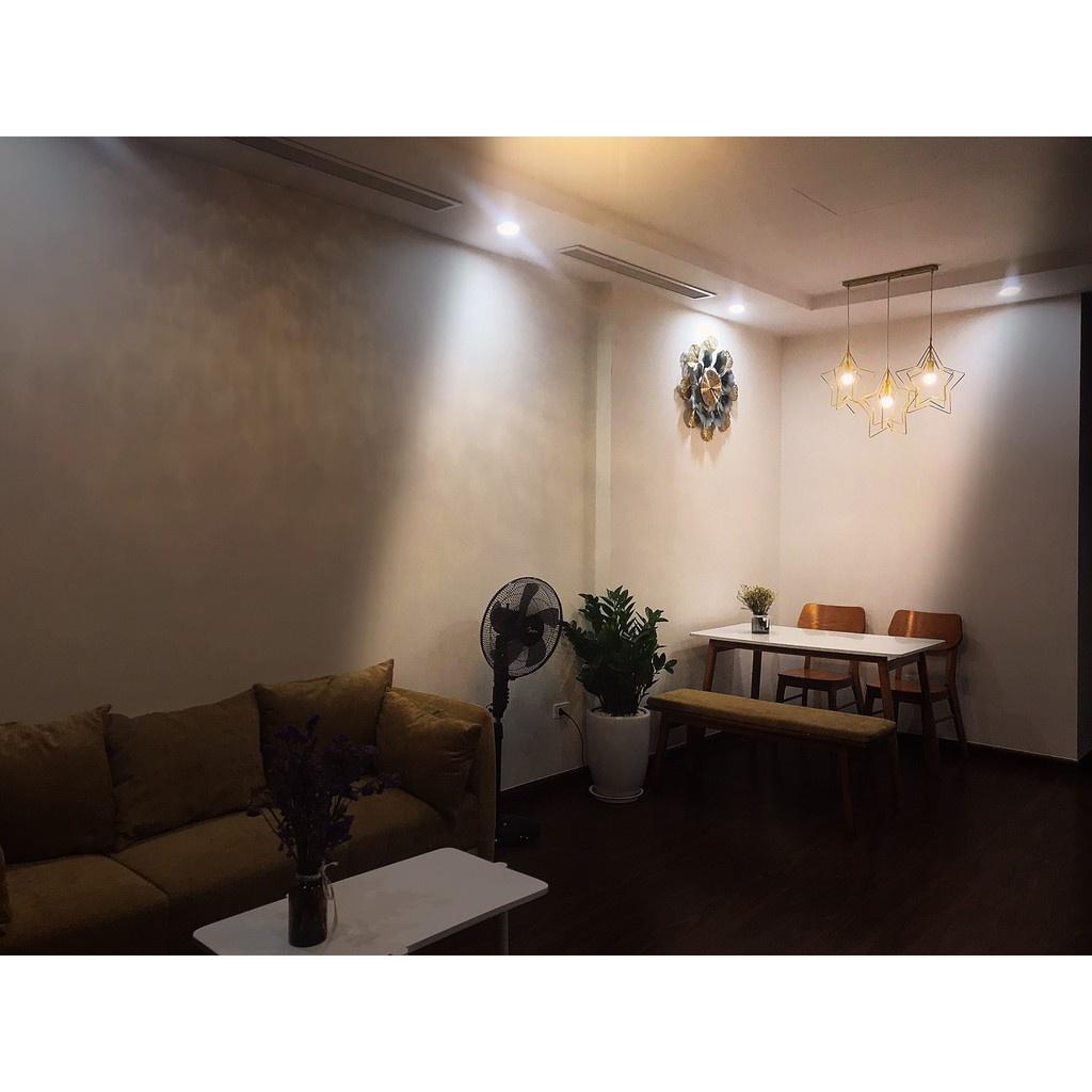 Đèn thả ngôi sao khung 3 vòng hình ngôi sao trang trí phòng bêp, quán cafe t 06