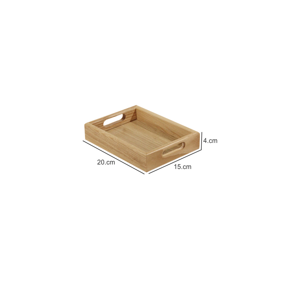 Combo 10 Khay gỗ decor đa năng có tay cầm dày 4cm dùng để bưng bê đồ ăn và đồ uống Vv... Khay gỗ đa năng cao cấp.