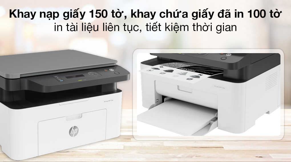 Máy in laser đen trắng đa chức năng HP 135A - 4ZB82A - Hàng Chính Hãng