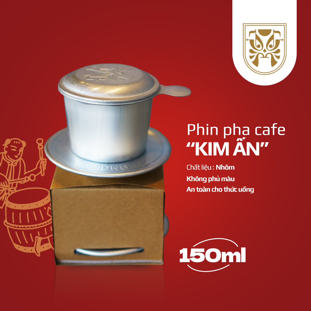 Phin Pha Cà Phê GIÓNG bằng Nhôm An toàn Dung Tích 150ml