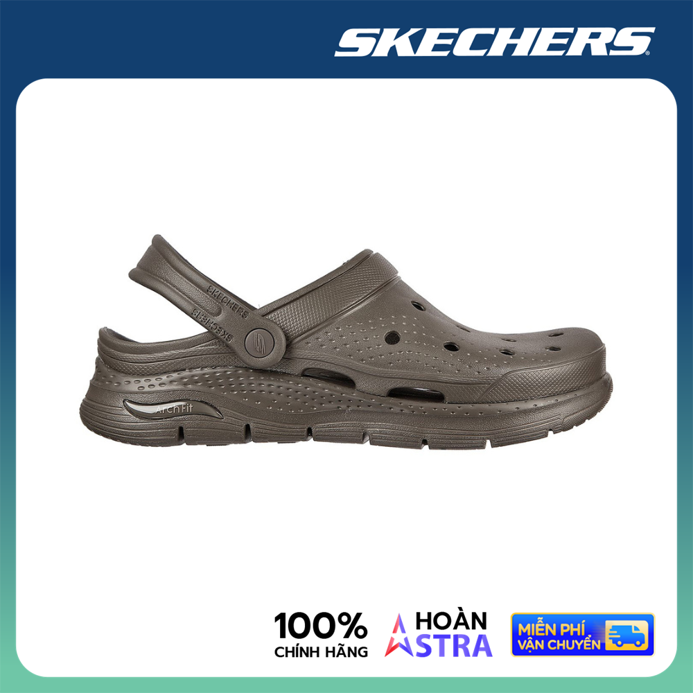 Skechers Nam Dép Bít Mũi Arch Fit Foamies - 243160-KHK